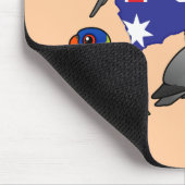 Australische parrots muismat (Hoek)