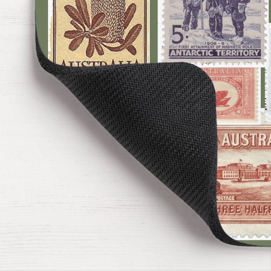 Australische postafstempelmoes Mousepad Muismat (Hoek)