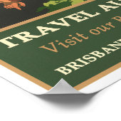 Australische Poster voor oldtimers (Hoek)