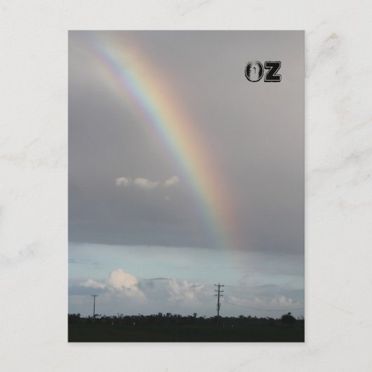 Australische regenboog briefkaart (Voorkant)
