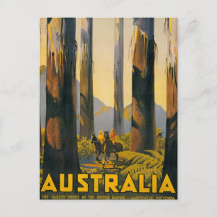 Australische reisposter bestemming briefkaart