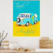 Australische reisposter poster (Keuken)