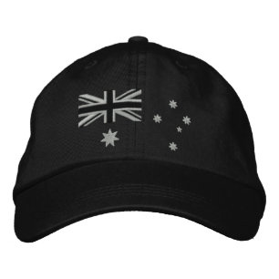 Australische Rocker Flag Embroidery Geborduurde Pet