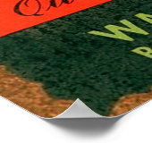  Australische Rum Adverteren. Poster (Hoek)