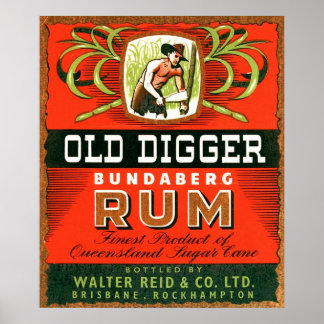  Australische Rum Adverteren. Poster