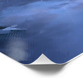 Australische runderen kerstfeest perfect poster (Hoek)