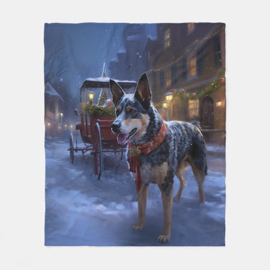 Australische runderkerstfeestseizoen fleece deken (Voorkant)