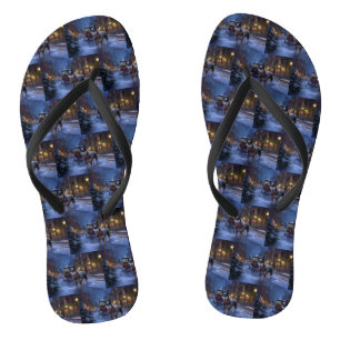 Australische Rundvee Kerst Feestseizoen Teenslippers