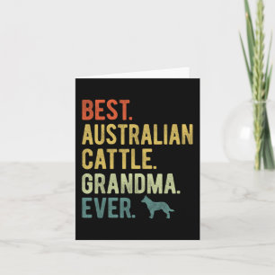 Australische Rundvee Oma Ever Hondenliefhebbers Mo Kaart