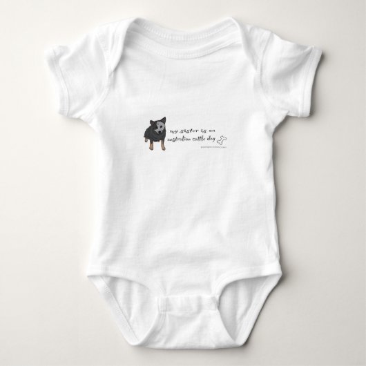 australische rundveefond romper (Voorkant)
