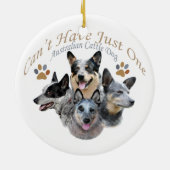 Australische rundveestapel keramisch ornament (Achterkant)