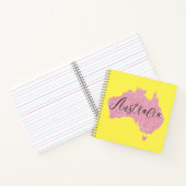 Australische schitterende kleur notitieboek (Binnen)