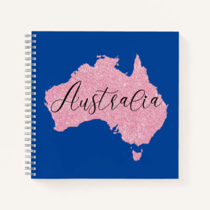 Australische schitterende kleur notitieboek