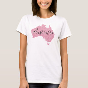 Australische schitterende kleur t-shirt