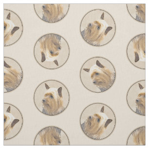 Australische Silky Terrier Schilderen Originele Ho Stof