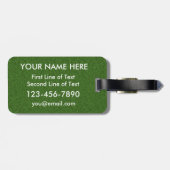 Australische Sjabloon van het Lacrosse-Bagagelabel Bagagelabel (Achterkant horizontaal)