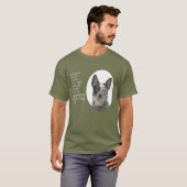 Australische stierenhond Pap T-Shirt (Voorkant volledig)