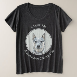 Australische stierenschilderingen - Kute Original Grote Maat T-shirt