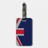 Australische stijl van het vlaggenontwerp van kool bagagelabel (Achterkant verticaal)