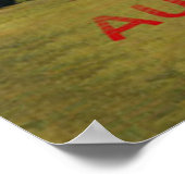 Australische stranden  poster (Hoek)