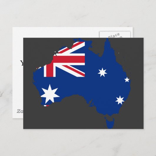 Australische stub, Australië Briefkaart (Voorkant / Achterkant)