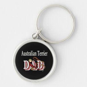 Australische Terrier Dad Sleutelhanger
