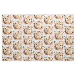 Australische terrier fabric stof