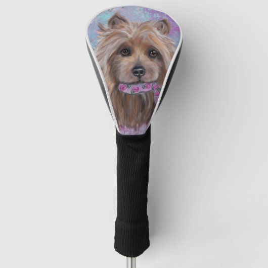  AUSTRALISCHE TERRIËR   GOLFHEADCOVER (Voorkant)