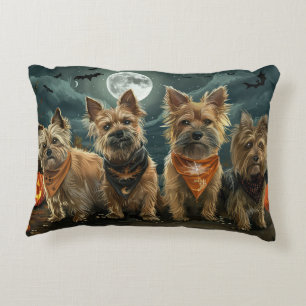 Australische Terrier Halloween Griezelig Accent Kussen