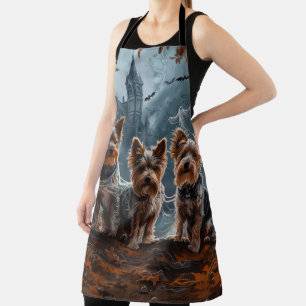 Australische Terriër Halloween Nacht Doggy Delight Schort
