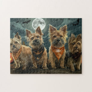 Australische Terrier Halloween Spoken Legpuzzel