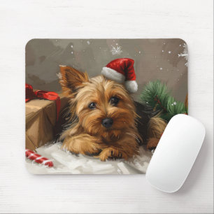 Australische Terrier Hond Kerstfeest Muismat
