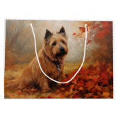 Australische Terriër in de herfst laat Herfst insp Groot Cadeauzakje (Achterkant)