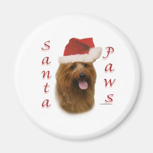 Australische Terrier Santa Paws Magneet