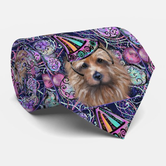 Australische Terrier Stropdas (Opgerold)