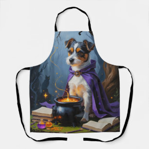 Australische Terrier Whimsical Halloween Schilderi Schort