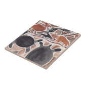 Australische theams Animals Turtles Fishing Tile Tegeltje (Zijkant)