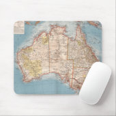 Australische topografie-kaart (1905) muismat (Met muis)