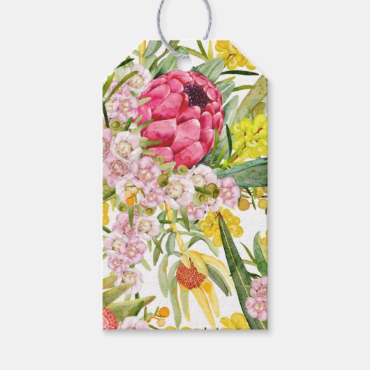 Australische tropische zomer cadeaulabel (Voorkant)