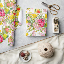 Australische tropische zomer cadeaupapier