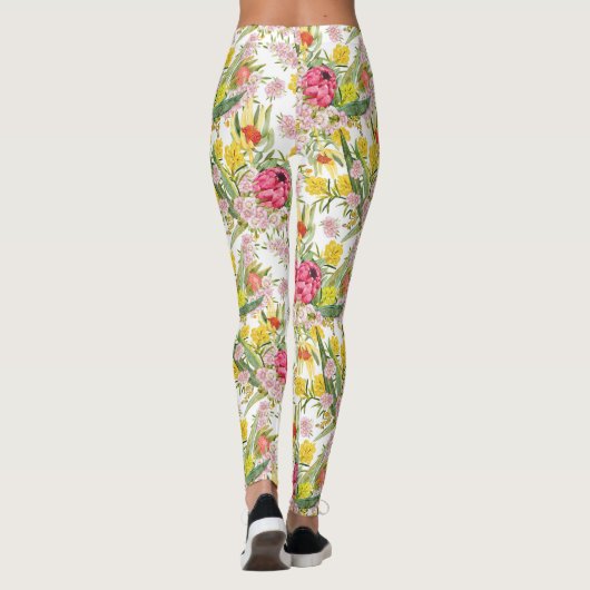 Australische tropische zomer leggings (Achterkant)