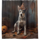 Australische vee pompoenen Halloween eng Douchegordijn (Voorkant)