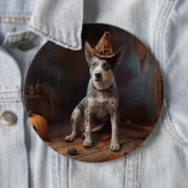 Australische vee pompoenen Halloween eng Ronde Button 6,0 Cm (In situ)