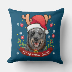 Australische veestapel Dog Blue Heeler Reindeer Ch Kussen