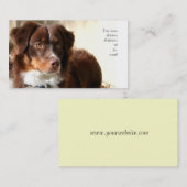 Australische visitekaartjes van Shepherd (Voorkant / Achterkant)