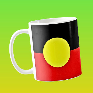 Australische vlag Aboriginal Koffiemok
