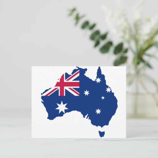 Australische vlag Australia Style Design Briefkaart (Staand voorkant)