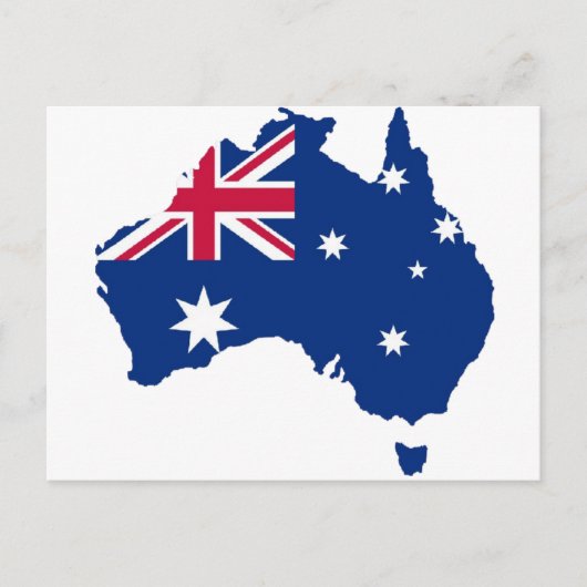 Australische vlag Australia Style Design Briefkaart (Voorkant)