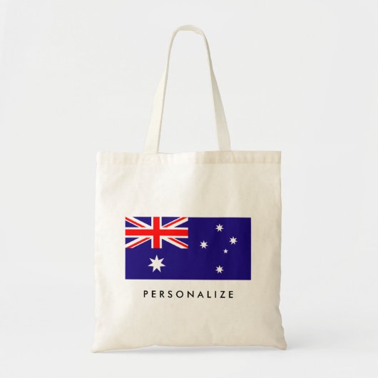 Australische vlag Australische feestdag Tote Bag (Voorkant)