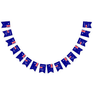 Australische vlag & Australische partij Australisc Vlaggetjes